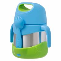 Termos pentru mancare, Albastru/ Verde, 335 ml, BBOX