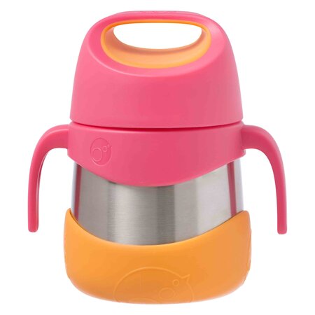 Termos pentru mancare, Roz/ Portocaliu, 335 ml, BBOX 591159