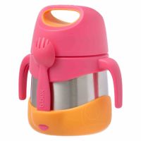 Termos pentru mancare, Roz/ Portocaliu, 335 ml, BBOX