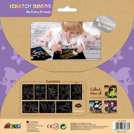 Set de razuit Scratch Junior Prietenele Mele Zane, +3 ani, Avenir 591166