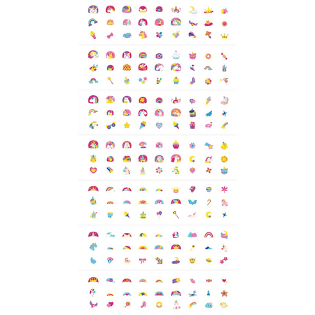 Stickere pentru unghii si tatuaje, +3 ani, Unicorni, Avenir 591271