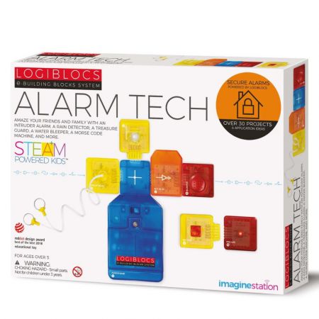 Joc electronic Logiblocs set Alarm Tech, 4M