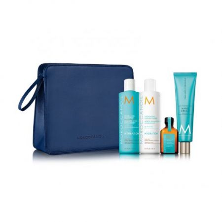 MOROCCANOIL PACHET  HIDRATARE SAMPON 250 ML BALSAM 250 ML ULEI TRATAMENT 25 ML SI CREMA DE MAINI 100 ML MRCFMC-XMAS23ARO