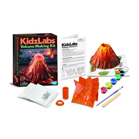 Kit creativ Realizeaza un Vulcan, +8 ani, 4M 591442