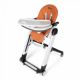 Scaun de masa 2 in 1 Siesta Follow Me, Wonder Orange, Peg Perego 591492