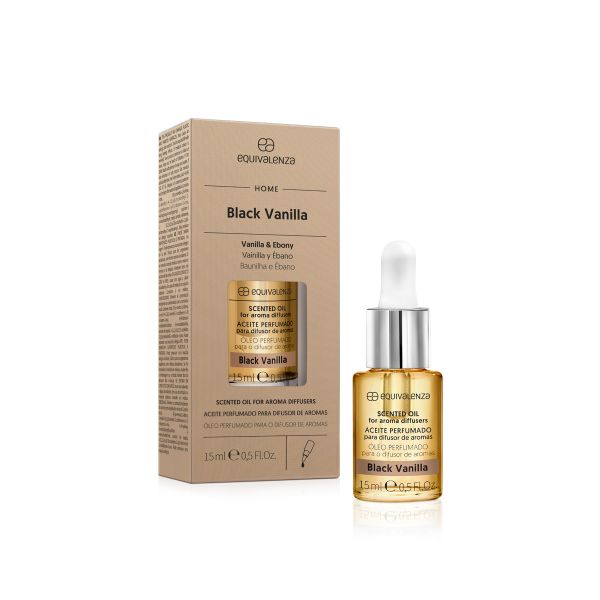 Ulei parfumat solubil in apa Black Vanilla, 15 ml, Equivalenza