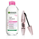 Pachet Mascara Lash Sensational Very Black + Apa micelara Garnier pentru ten sensibil, 7.2 ml + 400 ml, Loreal 665587