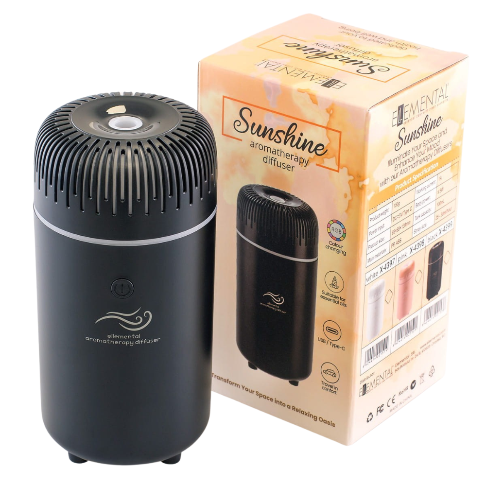 Difuzor de arome Sunshine, Black, X-4399, Ellemental