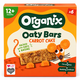 Batoane ecologice din ovaz integral, Morcov si Mere, 12 luni+, 6 batoane x 23 g, Organix 821571