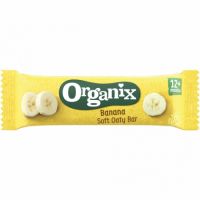 Batoane Bio din cereale cu ovaz integral si banane, +12 luni, 23 g, Organix