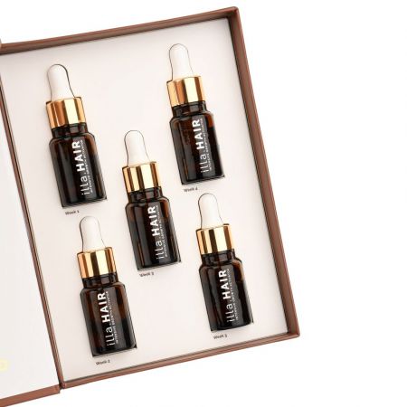 Ser tratament pentru par, 5 bucati x 10 ml, illa.Hair 592078