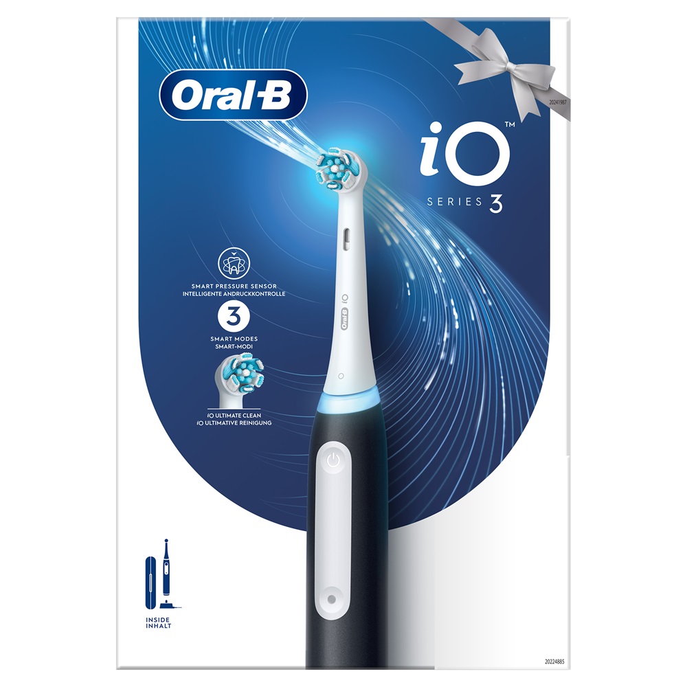 Periuta electrica IO3, Neagra, Oral B