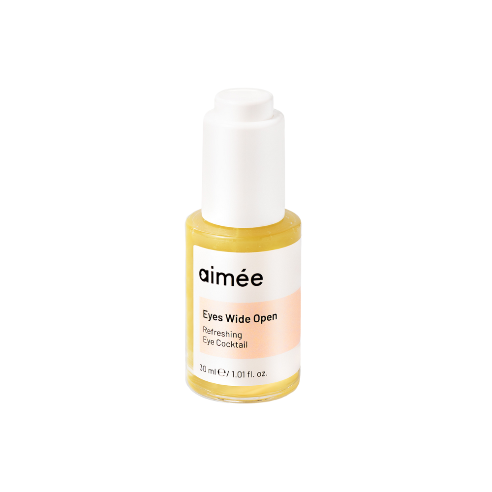 Serum tonic pentru ochi cu Extract din arbore de matase + Peptide, 30 ml, Aimee