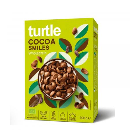 TURTLE CEREALE SCOICI CU CACAO 300 GR BIO*