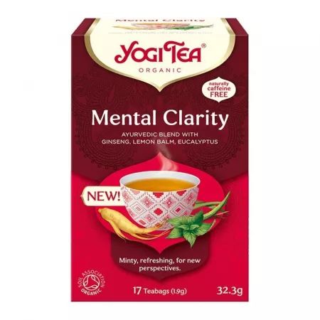 YOGI TEA CEAI MENTAL CLARITY 17 PLIC BIO* YT483604