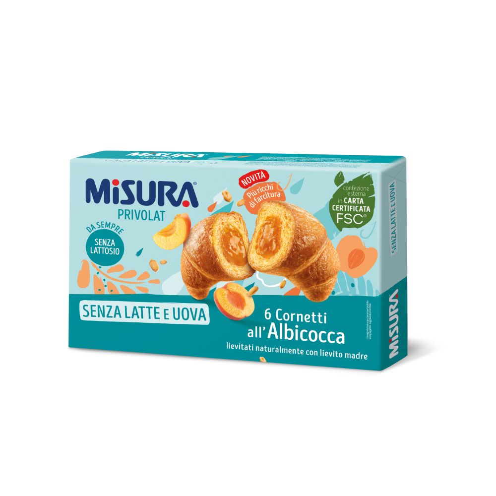 Croissant cu caise, 298 g, 6 bucati, Misura