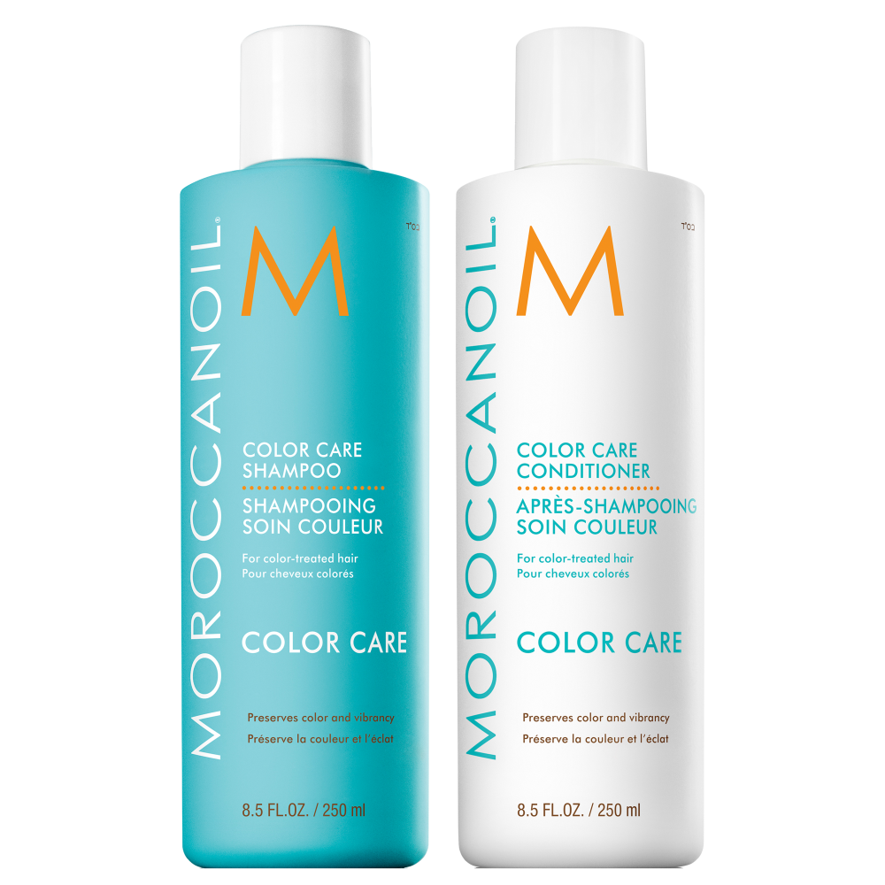 Pachet ingrijirea culorii parului Sampon 250 ml + Balsam 250 ml Color Care, Moroccanoil