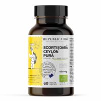 Scortisoara Ceylon pura ecologica, 60 capsule, Republica Bio
