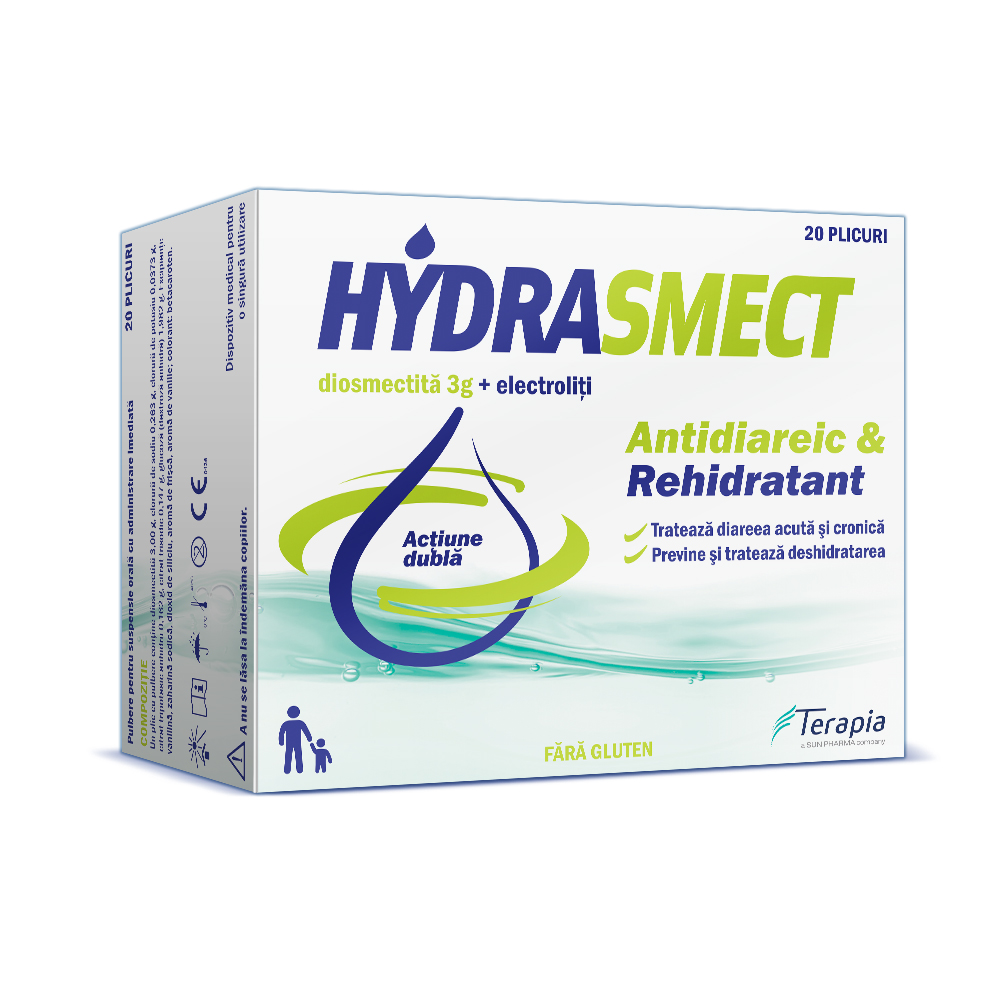 HydraSmect, 20 plicuri, Terapia