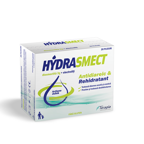 Hydra Smect, 20 plicuri, Terapia