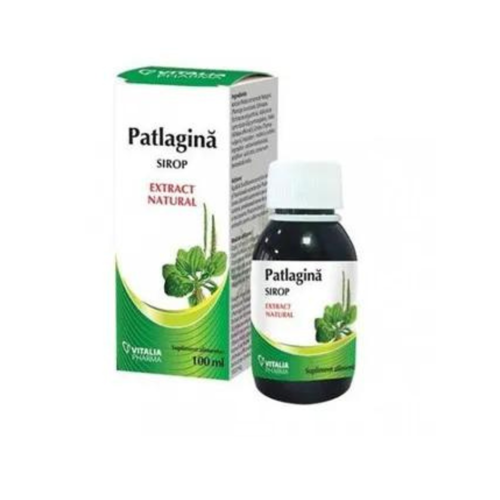 Sirop Patlagina, 250 ml, Vitalia