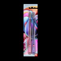 Periuta de dinti Colorful Curls, Ultra Soft, 2 bucati, Curaprox