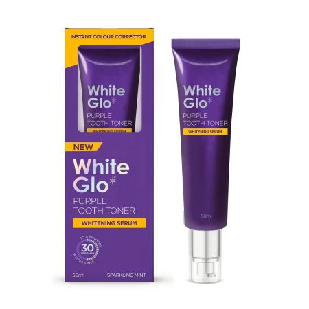 WHITE GLO SER PENTRU ALBIRE PURPLE TOOTH TONER 50 ML