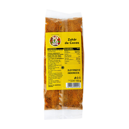 Zahar de cocos, 150 g, Solaris 746978