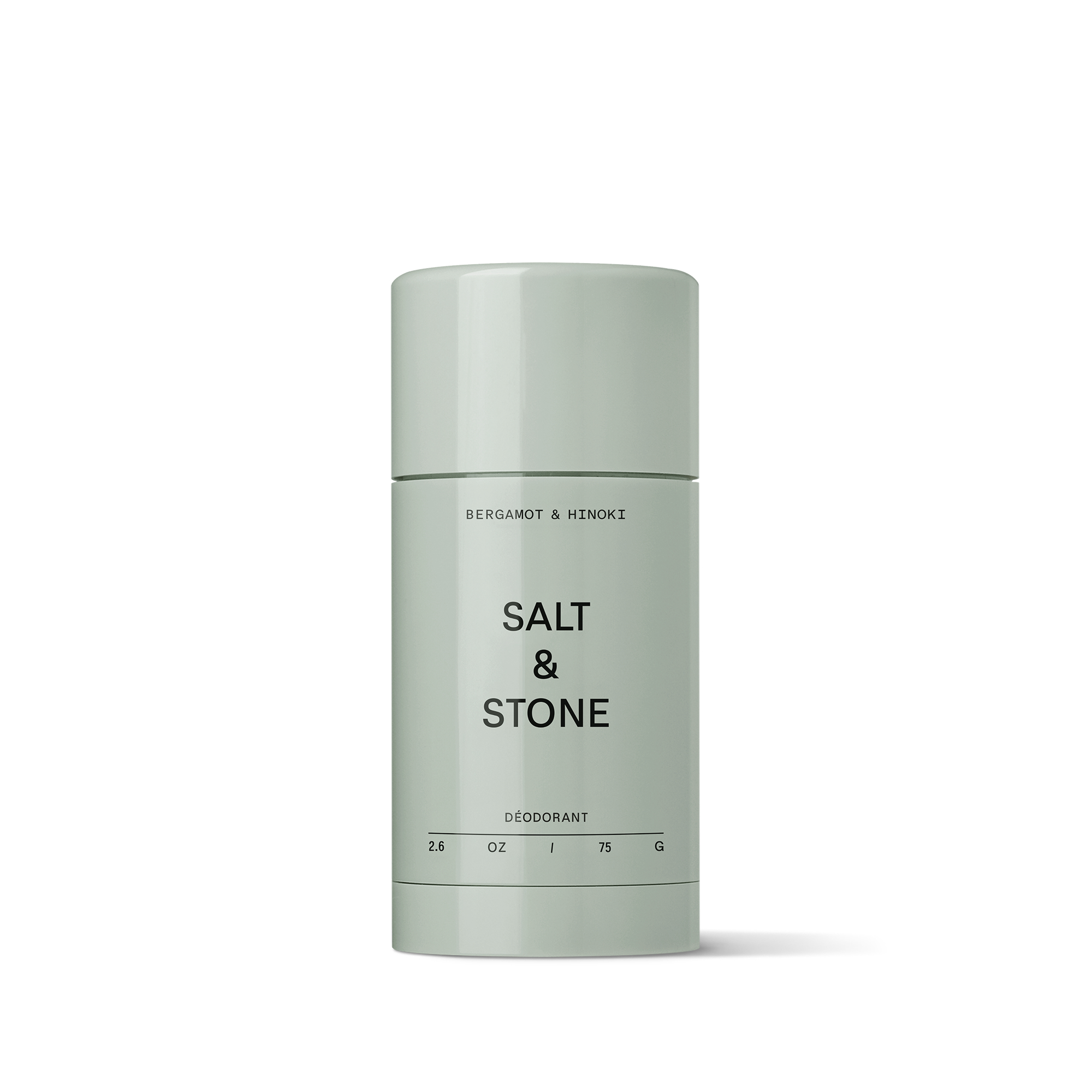 Deodorant Extra Strength, Bergamota si Hinoki, 75 g, Salt & Stone