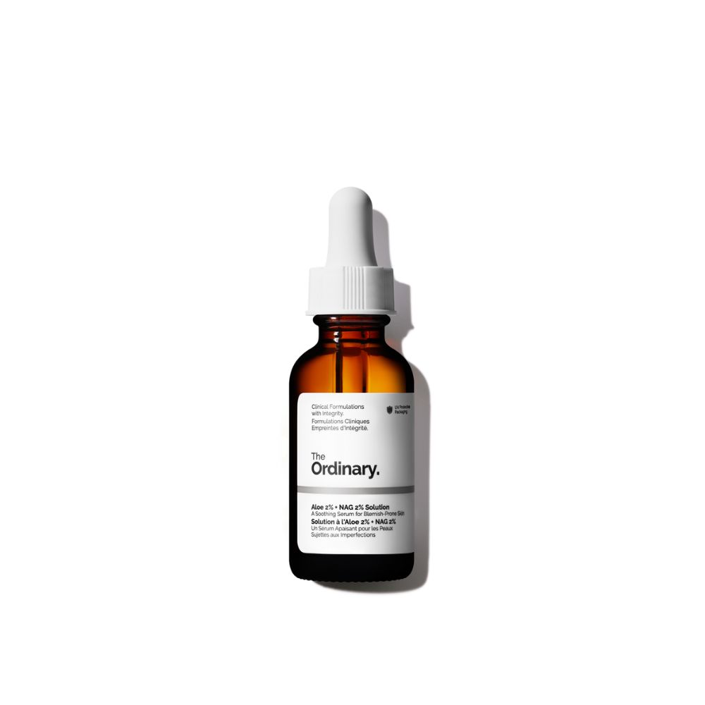 Serum pentru ten, Aloe 2% + NAG 2% Solution, 30 ml, The Ordinary