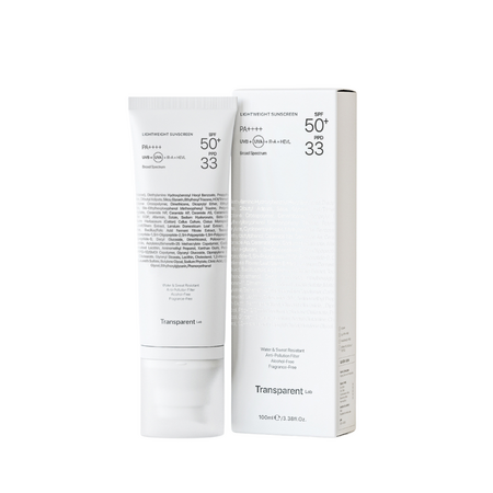 Crema de fata cu SPF50+ rezistenta la apa, 100 ml, Transparent Lab