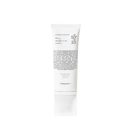 Crema de fata cu SPF50+ rezistenta la apa, 100 ml, Transparent Lab 688987