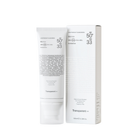 Crema de fata cu SPF50+ rezistenta la apa, 100 ml, Transparent Lab