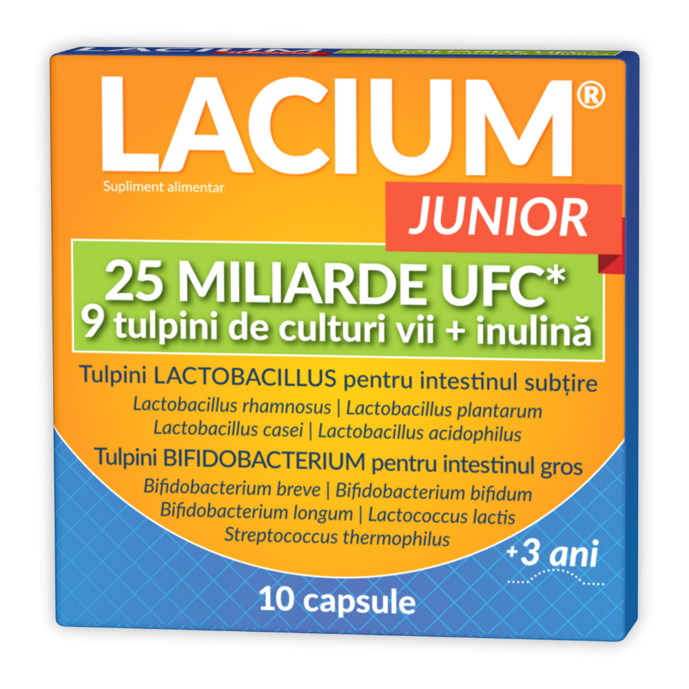 Lacium JUNIOR 25 miliarde UFC, 10 capsule, Zdrovit