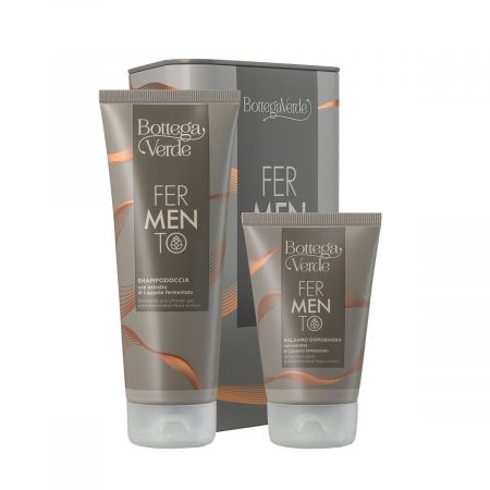 BOTTEGA VERDE SET BARBATI FERMENTO (GEL DE DUS 200 ML+AFTER SHAVE HIDRATANT 75ML) 179997