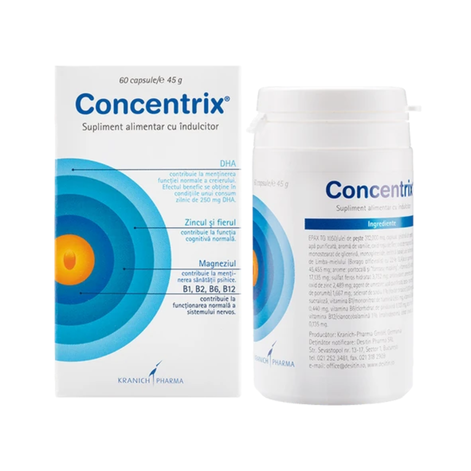 Concentrix, 60 comprimate, Desitin