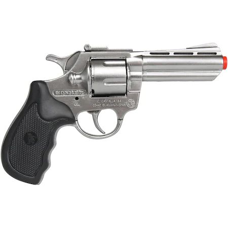 GONHER REVOLVER POLITIE CULOARE METALIZAT MAT 12 CAPSE GH3033/0