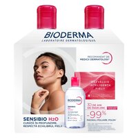Pachet Apa micelara Sensibio H2O, 500 ml+250 ml, Bioderma