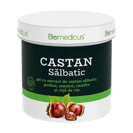 Gel de castan salbatic, 250 ml, Biomedicus