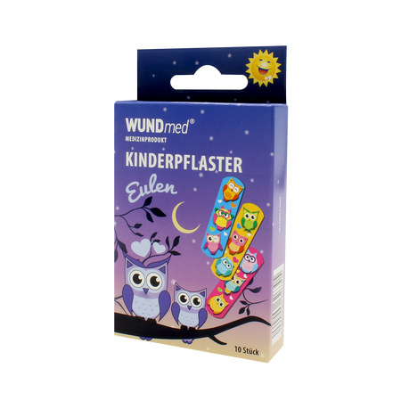 Plasture pentru copii Bufnita, 10 bucati, WUNDMed