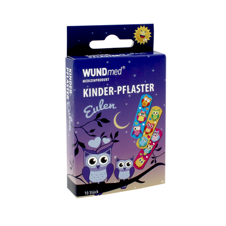 Plasture pentru copii Bufnita, 10 bucati, WUNDMed 594381