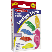 Plasture pentru copii Siluete Amuzante, 10 bucati, WUNDMed