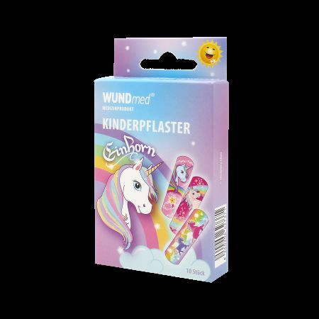 Plasture pentru copii Unicorn, 10 bucati, WUNDMed