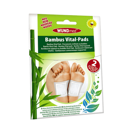 Plasturi revitalizare cu extract din bambus, 2 bucati, WUNDMed