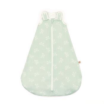 Sac de dormit din Bumbac On The Move 1 Tog, 6-18 luni, Starry Mint, Ergobaby