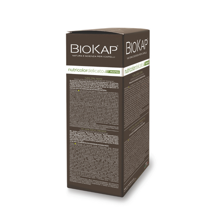 Vopsea pentru par Nutricolor Delicato Rapid, Nuanta Natural Light Chestnut 5.0, 135 ml, Biokap 681741