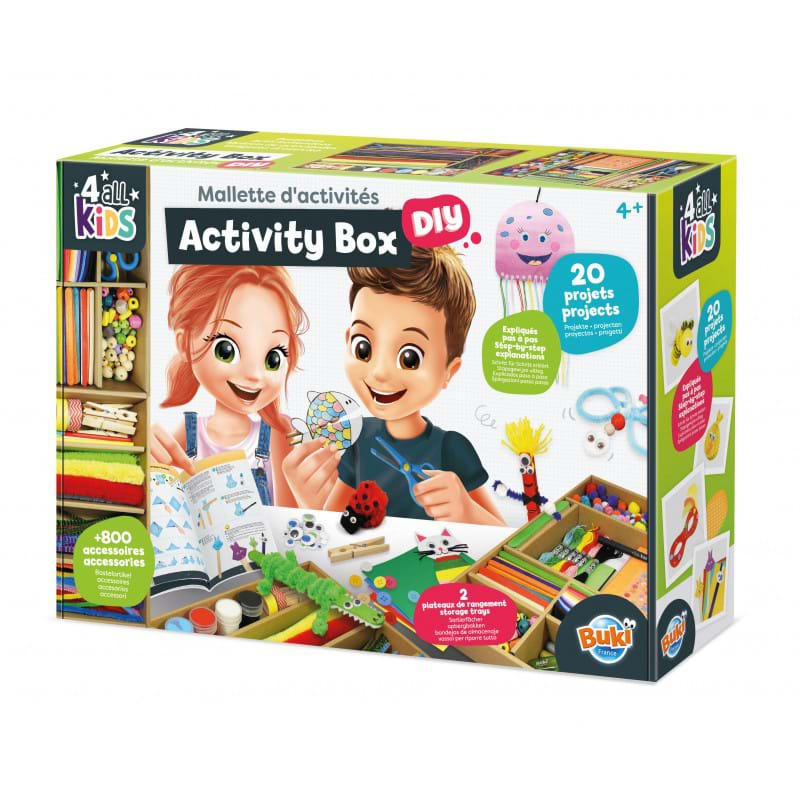 Cutia cu activitati DIY, 4 ani+, Buki