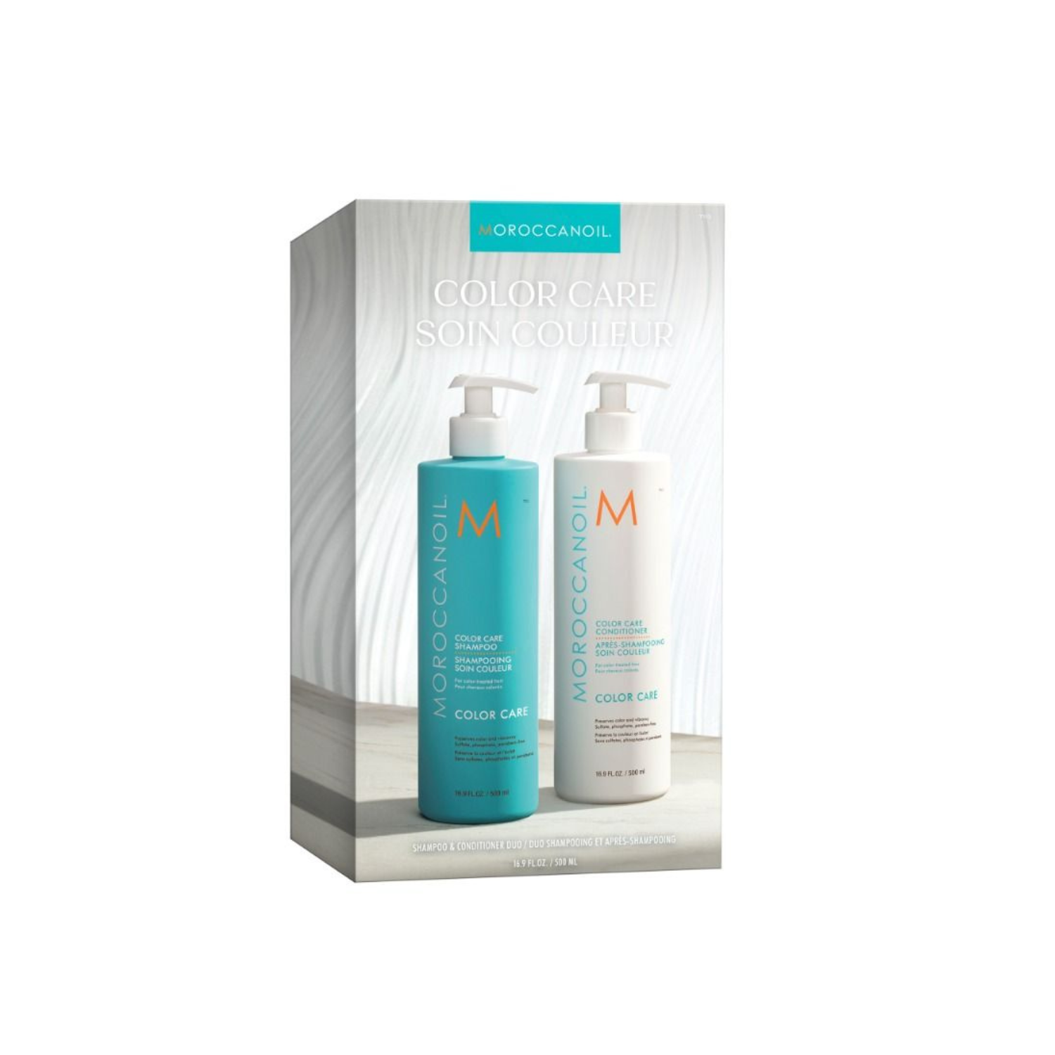 Set Duo Sampon si Balsam de par Color Care, 500 + 500 ml, Moroccanoil