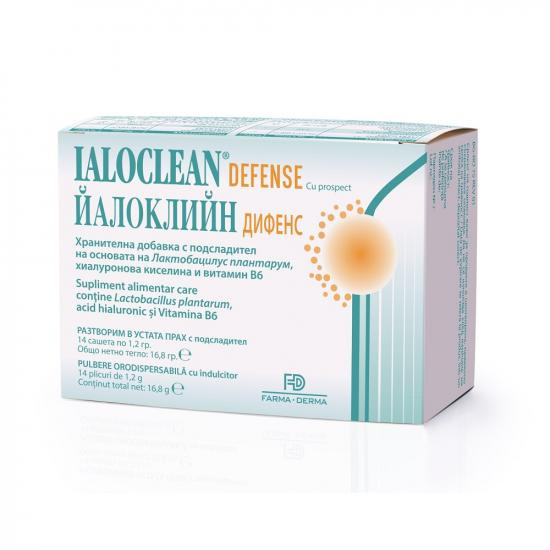 Pulbere orodispersabila Defence Ialoclean, 14 plicuri, Farma-Derma