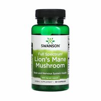 Ciuperca Coama Leului, 500 mg, 60 capsule, Swanson